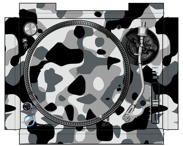 Pioneer DJ PLX 1000 Skin Camo Snow